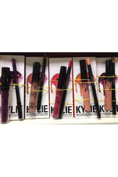 Набор помада + карандаш Kylie Lipstick & Lip Liner