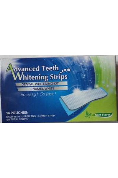 Отбеливающие полоски Advanced Teeth Whitening Strips