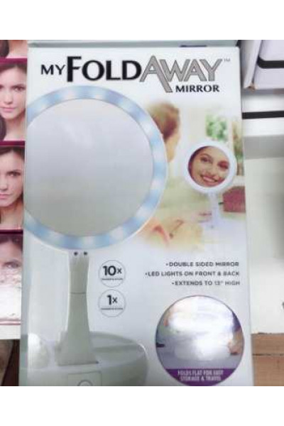 Круглое Складное зеркало для макияжа My Foldaway Mirror