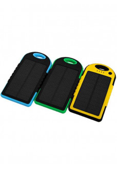 Внешний аккумулятор на солнечных батареях Solar Power Bank 5000 mAh